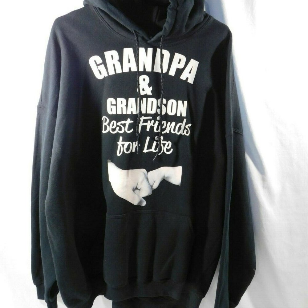 Grandpa & Grandson Best Friends for Life 3XL Hoodi